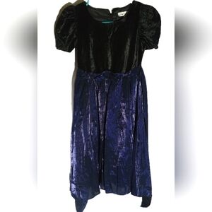 Kids Black and Blue Costume Dress